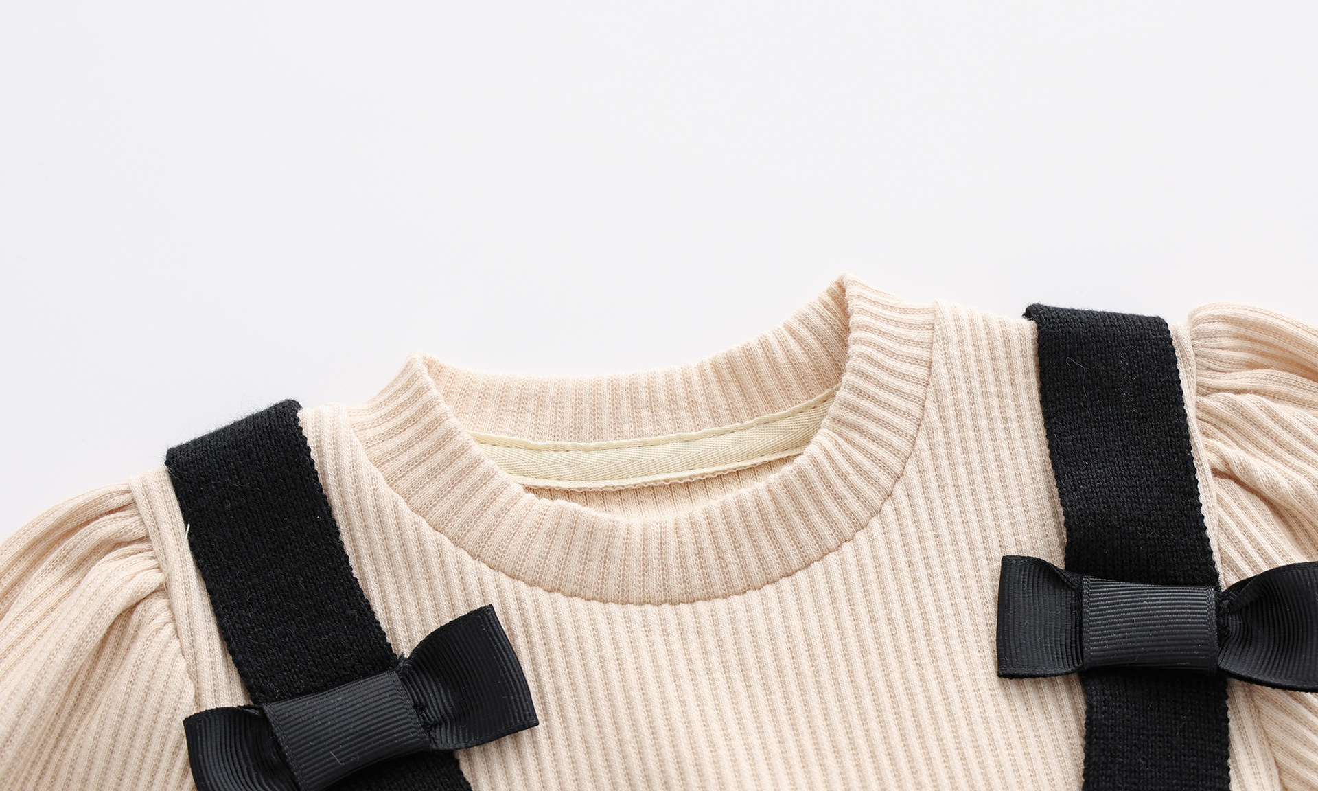 Long-Sleeved Straps Cute Lantern Dress