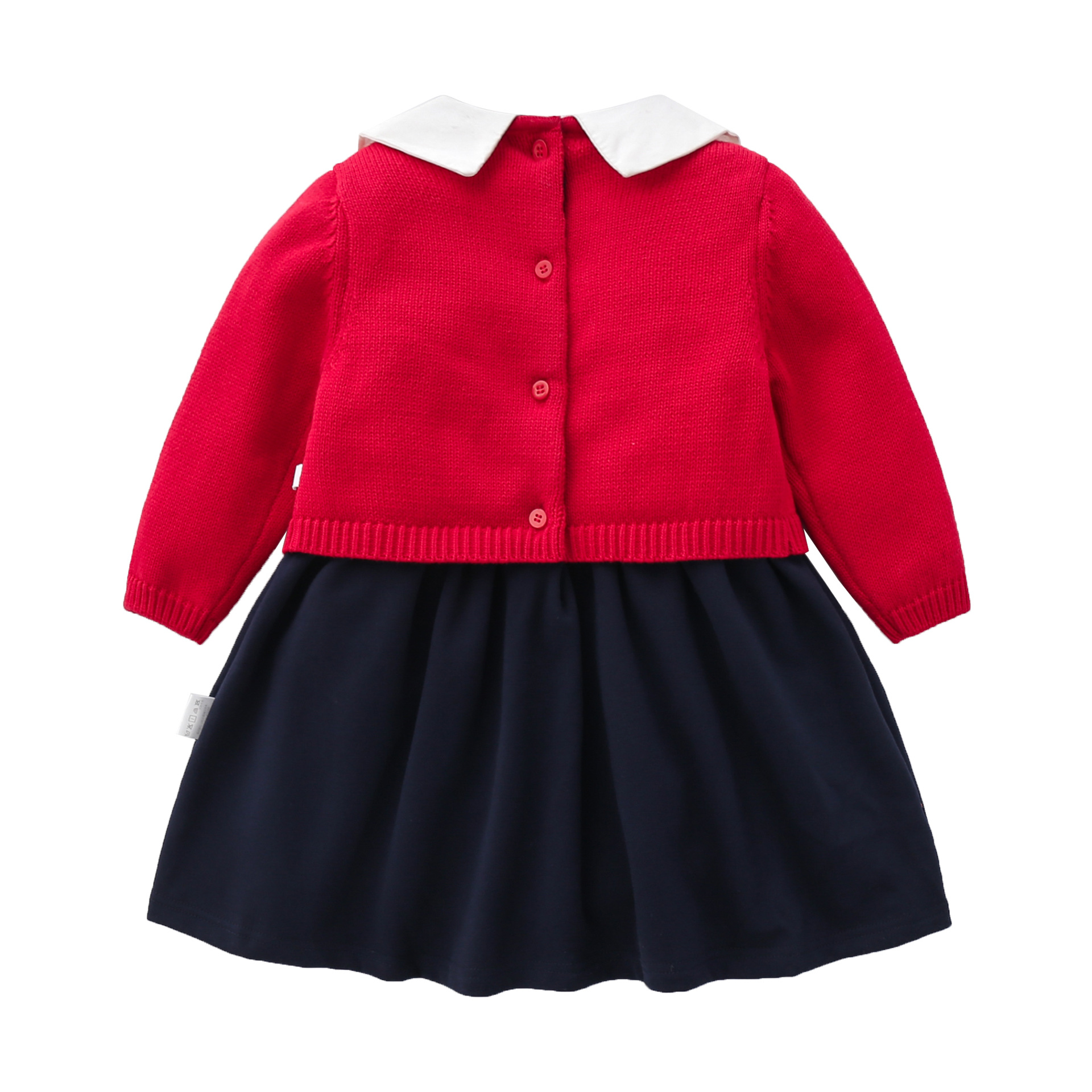 Red Girls' Knitted Skirt