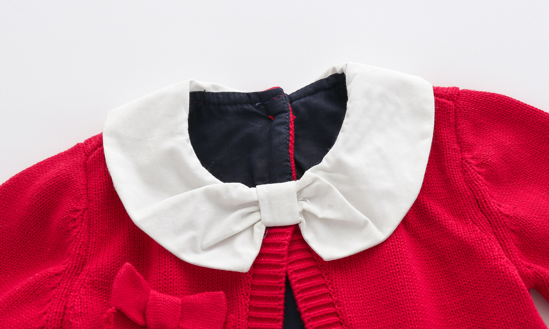 Red Girls' Knitted Skirt