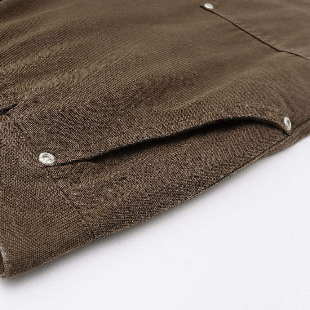 Casual Straight-Leg Sports Patchwork Pocket Work Shorts