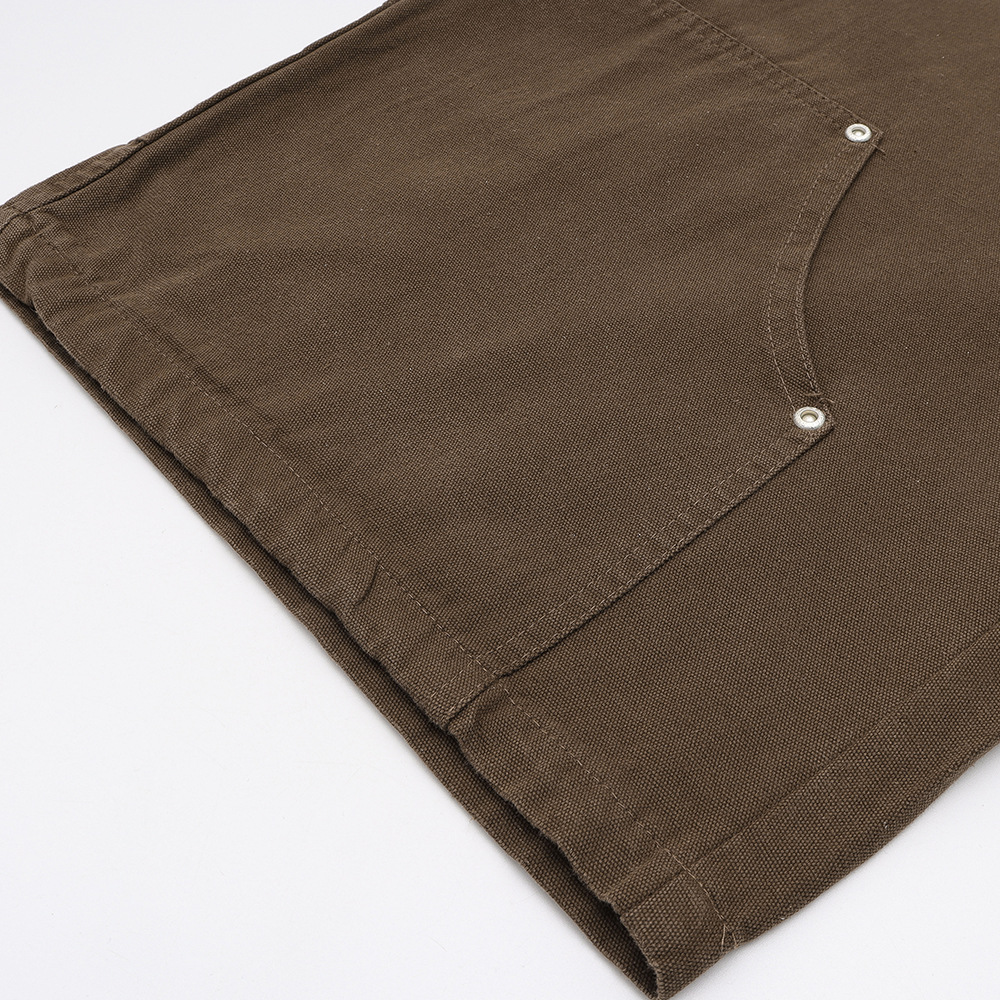 Casual Straight-Leg Sports Patchwork Pocket Work Shorts