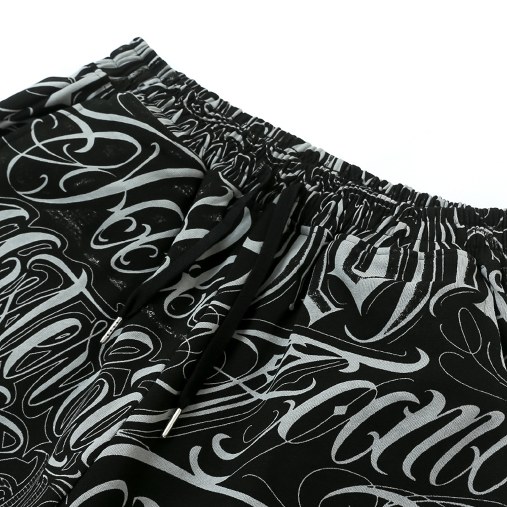 Flower Body Print Casual Shorts For Men