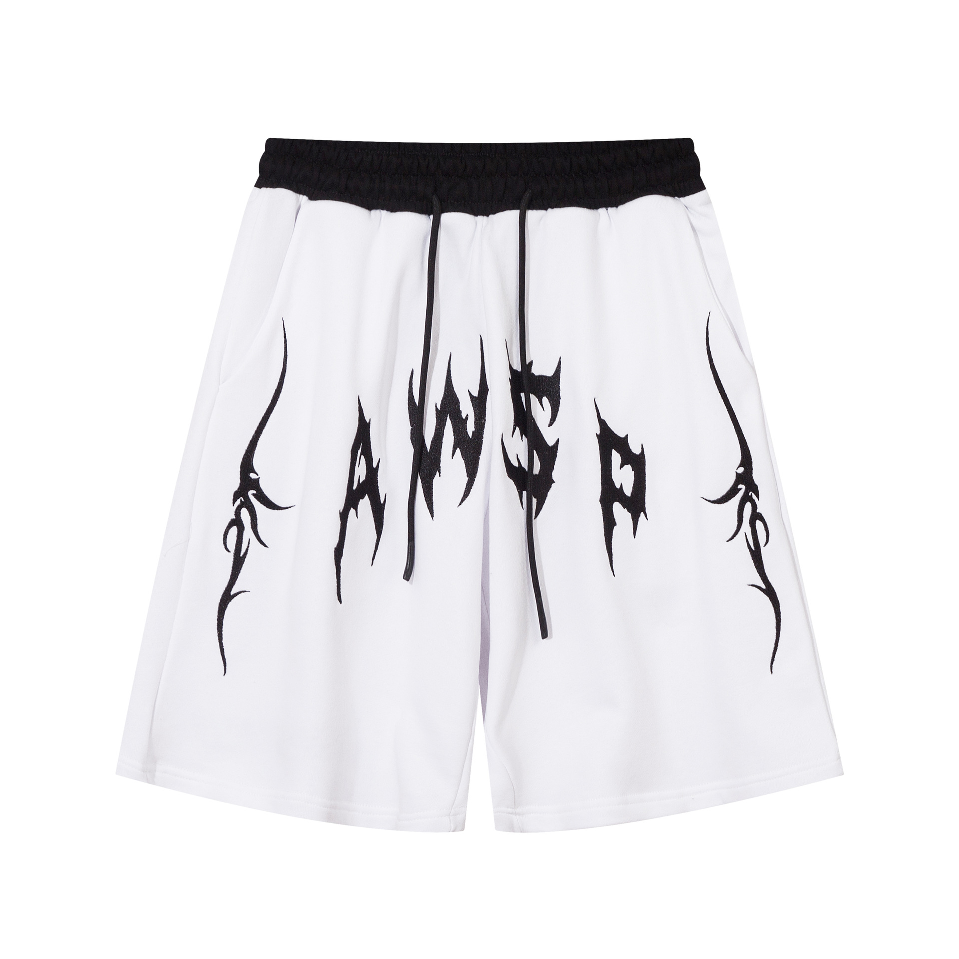 Embroidered Monogrammed Elasticated Waist Sports Shorts