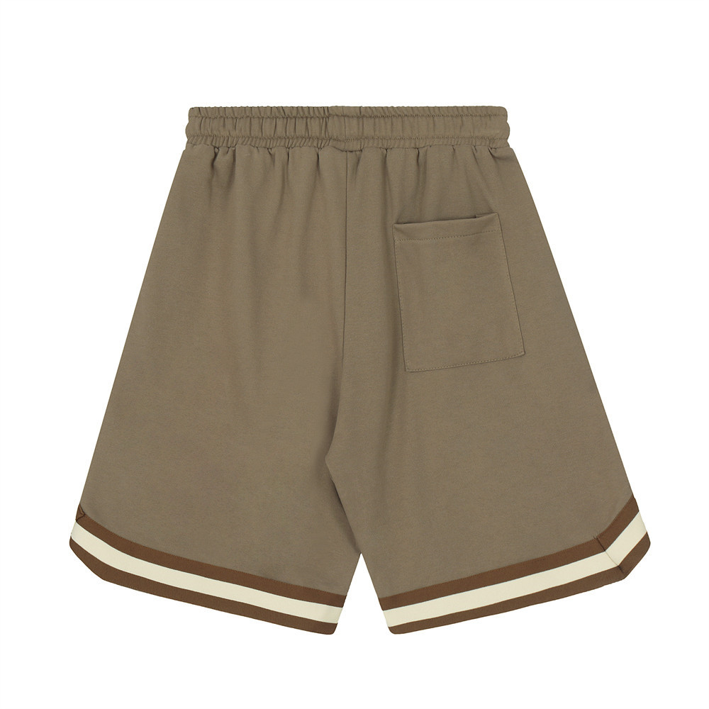 Letter Embroidery Stitching Sports Shorts