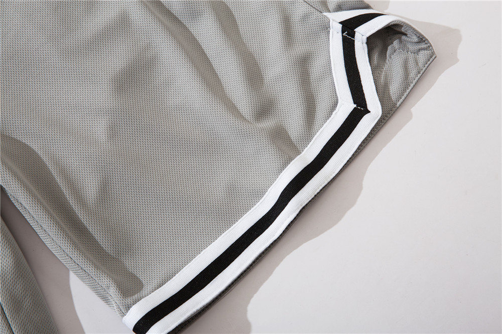 Letters Embroidery Stitching Casual Shorts