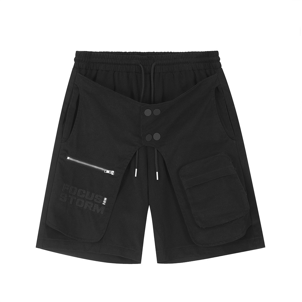Multi-Pocket Straight Leg Outdoor Tactical Shorts