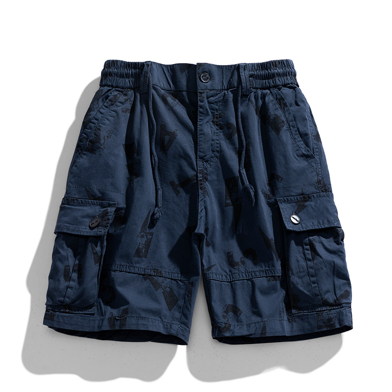 Multi-Pocket Camouflage Work Shorts For Men