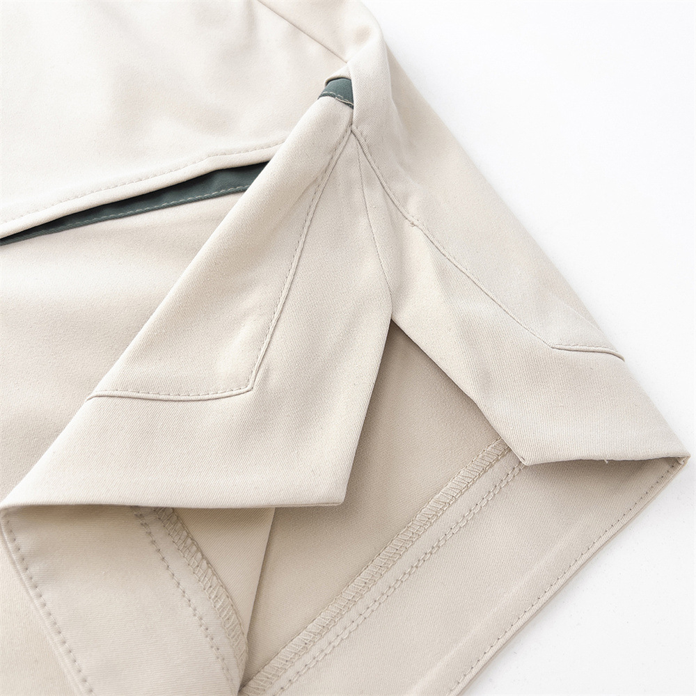 Street Loose Straight Elastic Waist Casual Splicing Sports Shorts