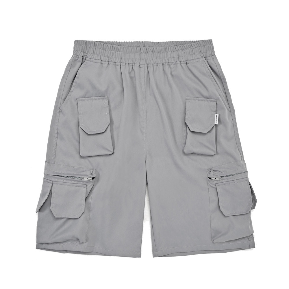 Three-Dimensional Multi-Pocket Work Shorts
