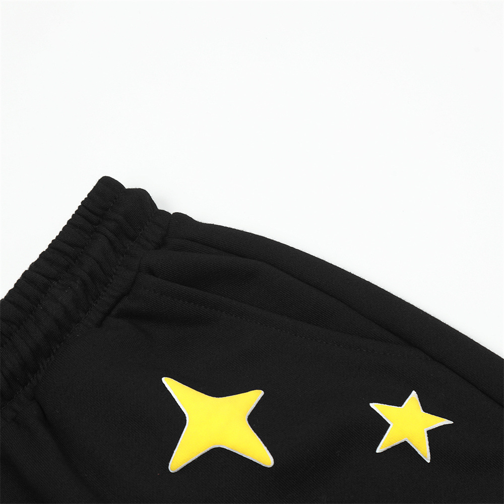 Trendy Loose-Fitting Casual Sports Niche Star Print Shorts