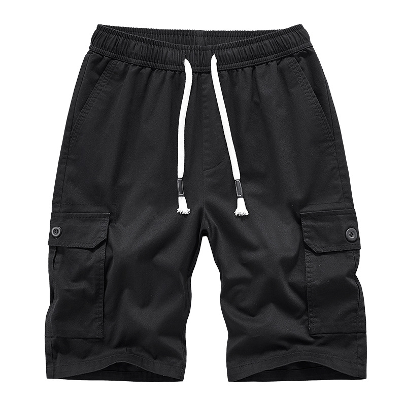 Work Shorts Men'S Large Size Cotton Casual Pants