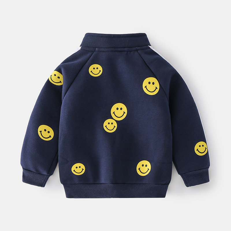Cartoon Zipper Long Sleeve Trendy Fashion Baseball Jacket