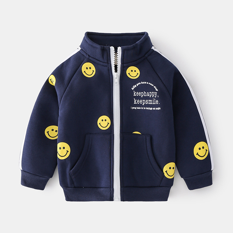 Cartoon Zipper Long Sleeve Trendy Fashion Baseball Jacket
