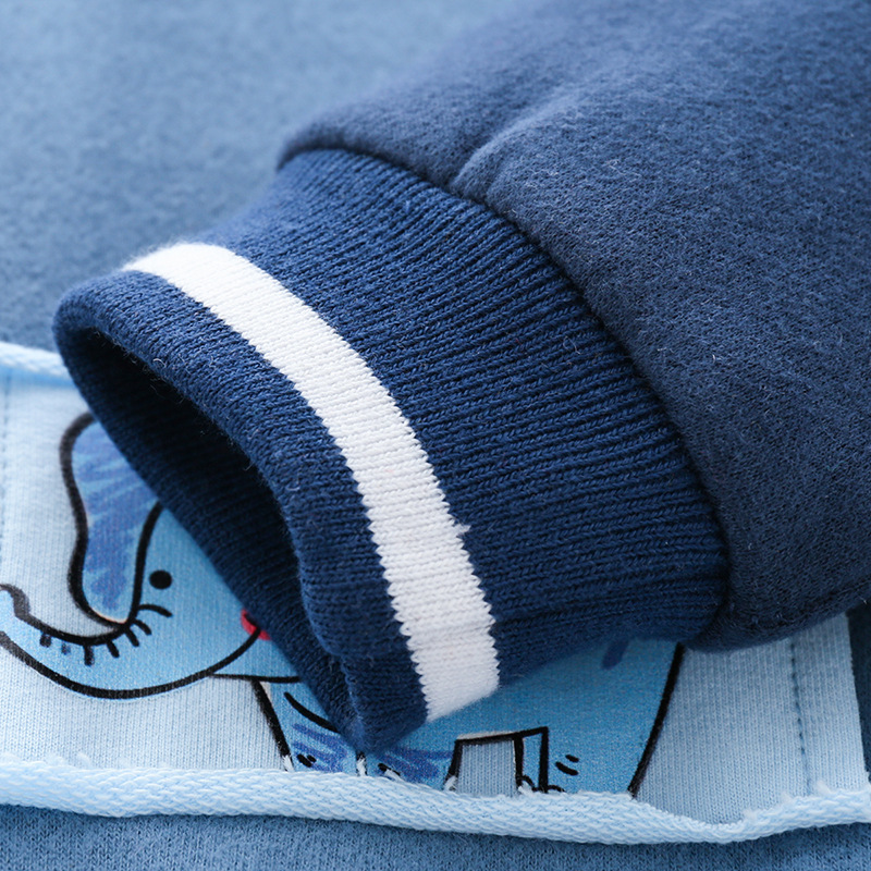 Fleece Boys Long-Sleeved Casual Jacket