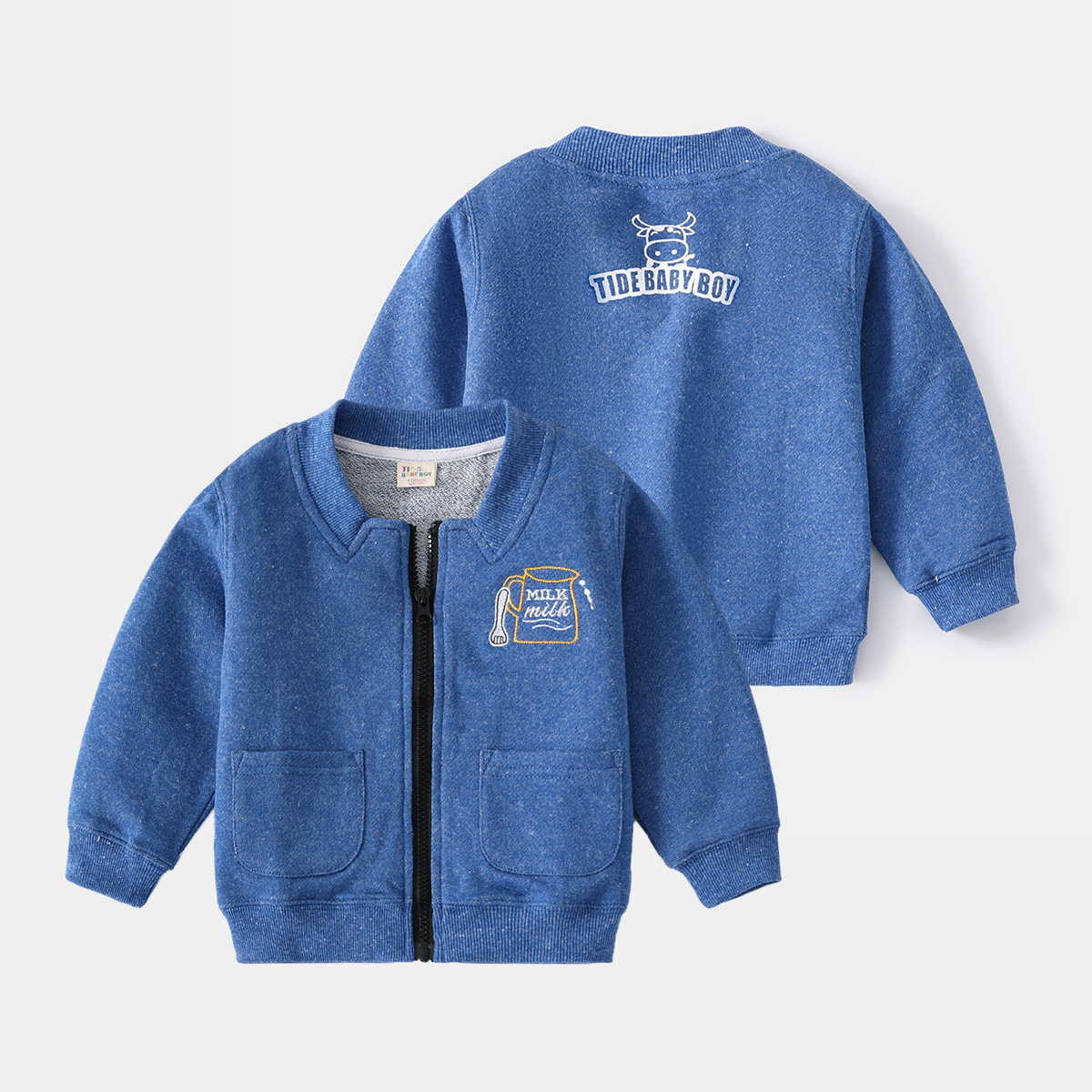 Zipper Trend Baseball Jacket