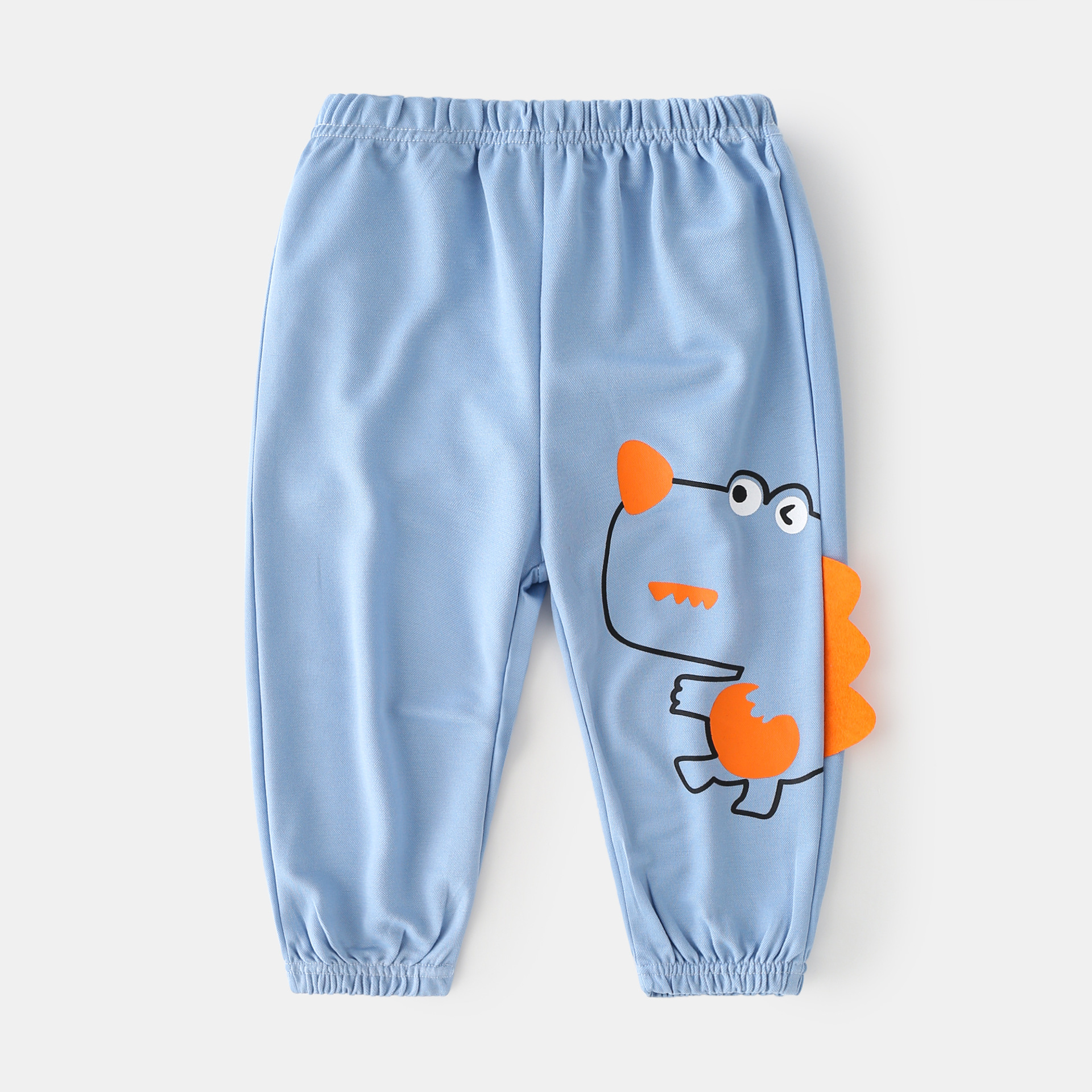 Boys' Small Dinosaur Cartoon Pattern Pants