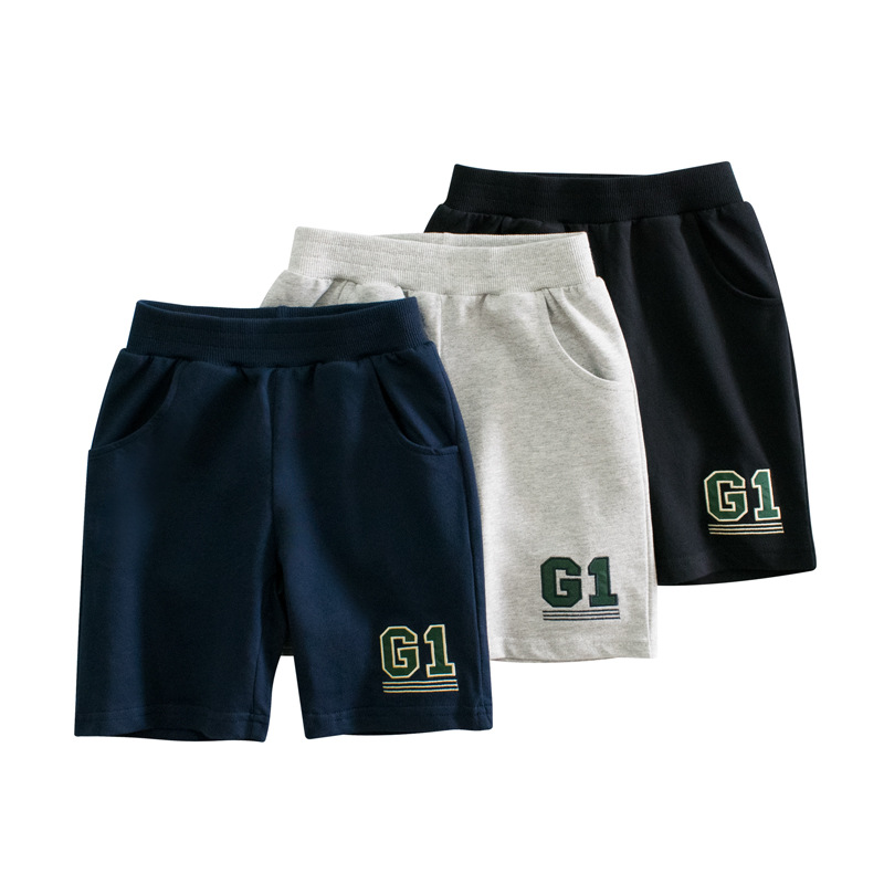 Patch Embroidery Boys' Shorts