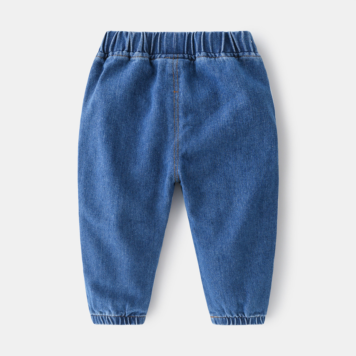 Soft Micro-Stretch Legging Mid-Waist Monochrome Denim Pants