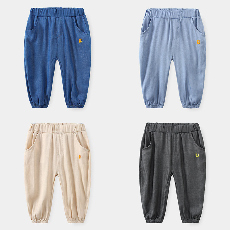Summer Thin Small And Medium Children Lantern Pants
