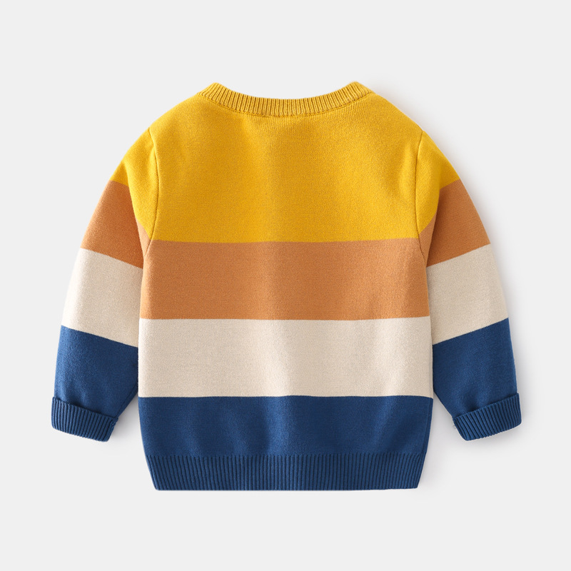 Abstract Cartoon Jacquard Sweater