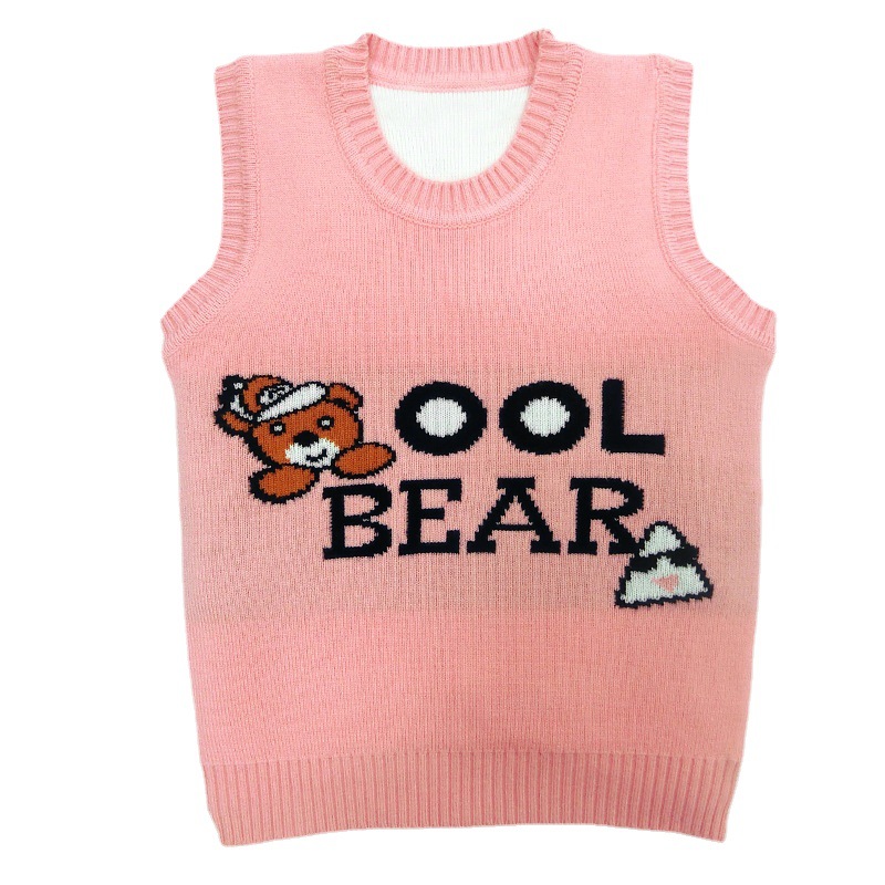 Cartoon Pattern Autumn And Winter Children'S Small Undershirt