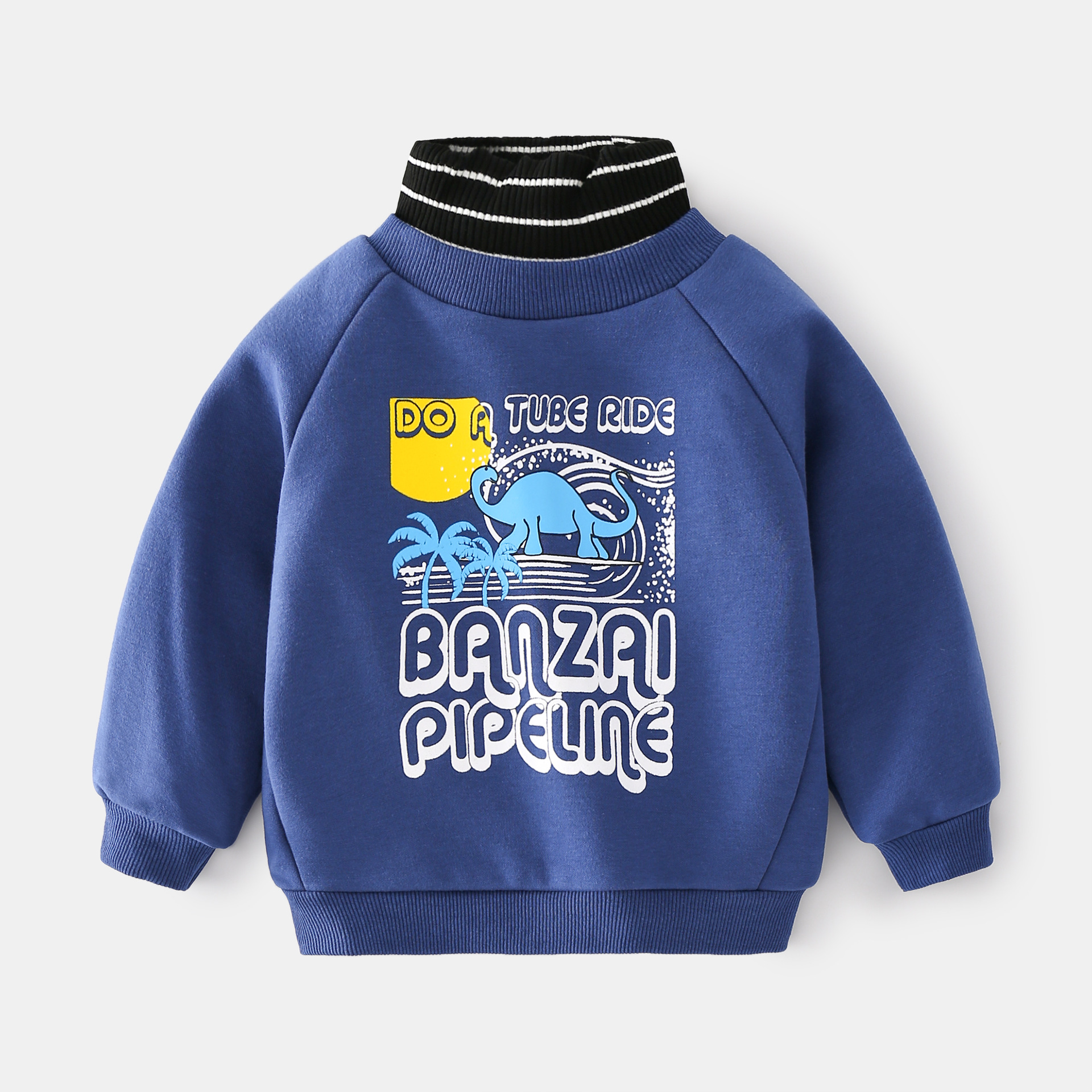 Comfortable And Soft Turtleneck Pullover Sweatshirt