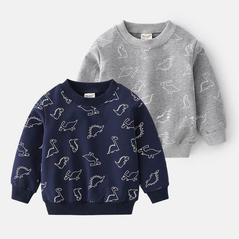 Casual Long-Sleeved Children'S Sweatshirt
