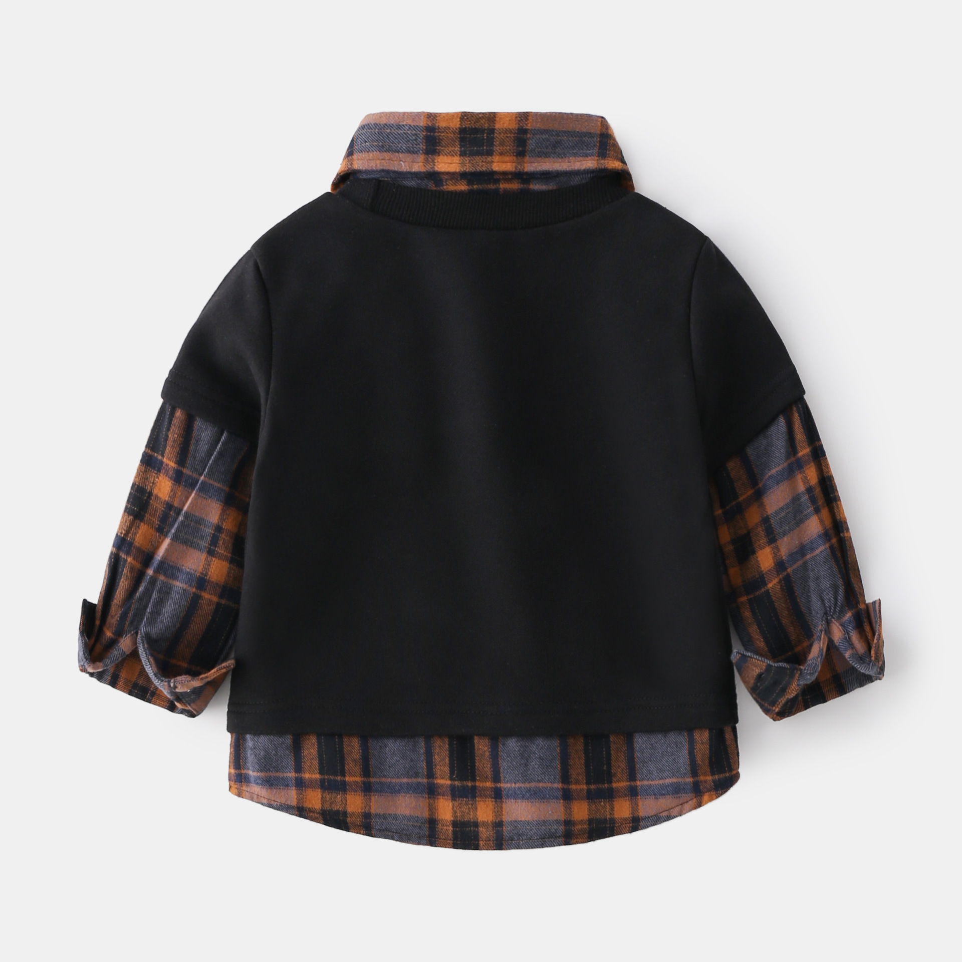 Fashion Boys Fake Two Pieces Sweater