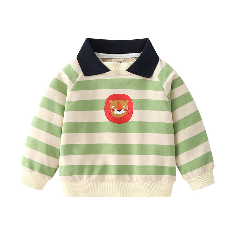 Fashion Casual Striped Boys' Sweatshirt