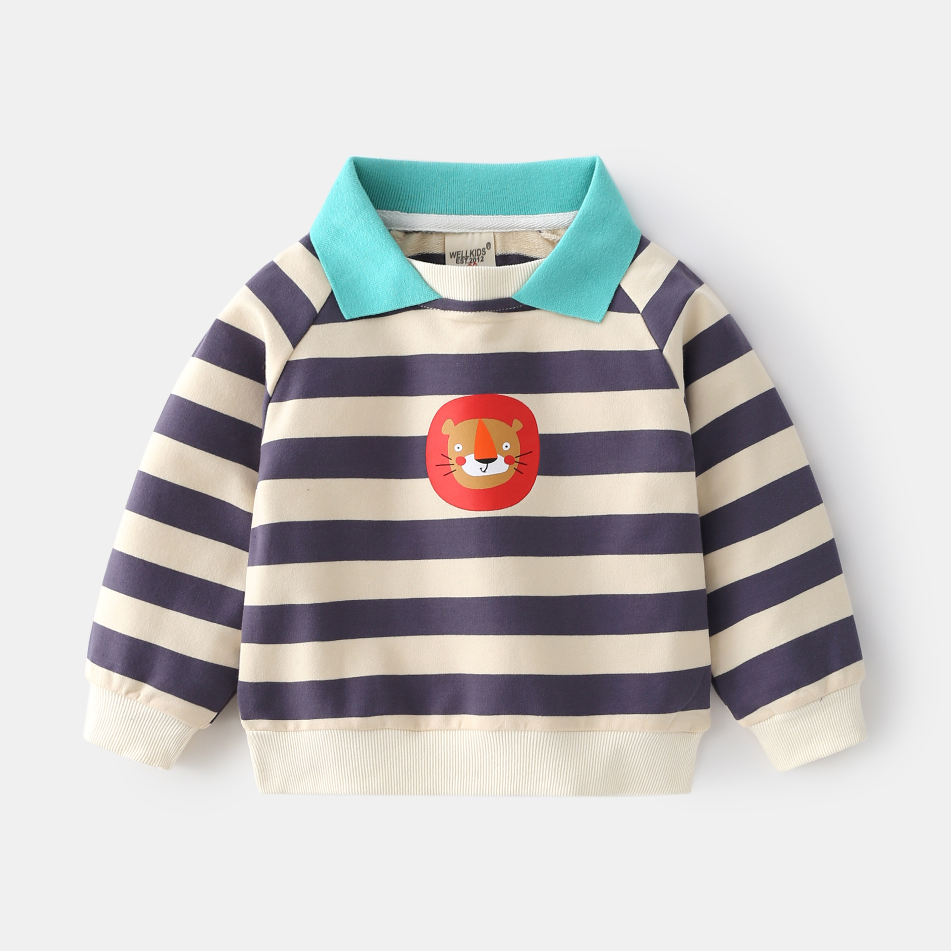 Fashion Casual Striped Boys' Sweatshirt