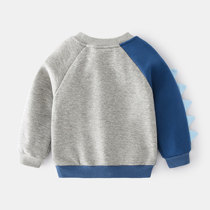 Long-Sleeved Children'S Fleece Cotton Pullover