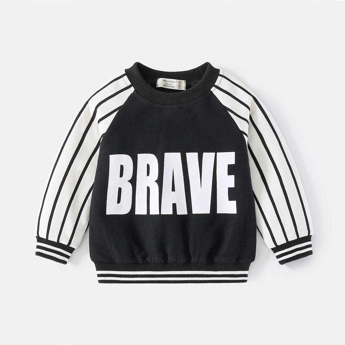 Pullover Letter Round Neck Sweatshirt