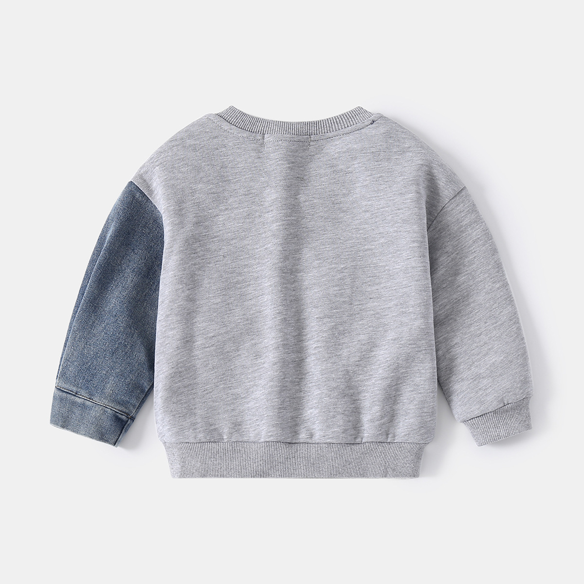 Spring Boys' Denim Spell Sleeve Sweater