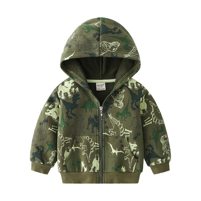 Spring Camouflage Hooded Sweatshirt