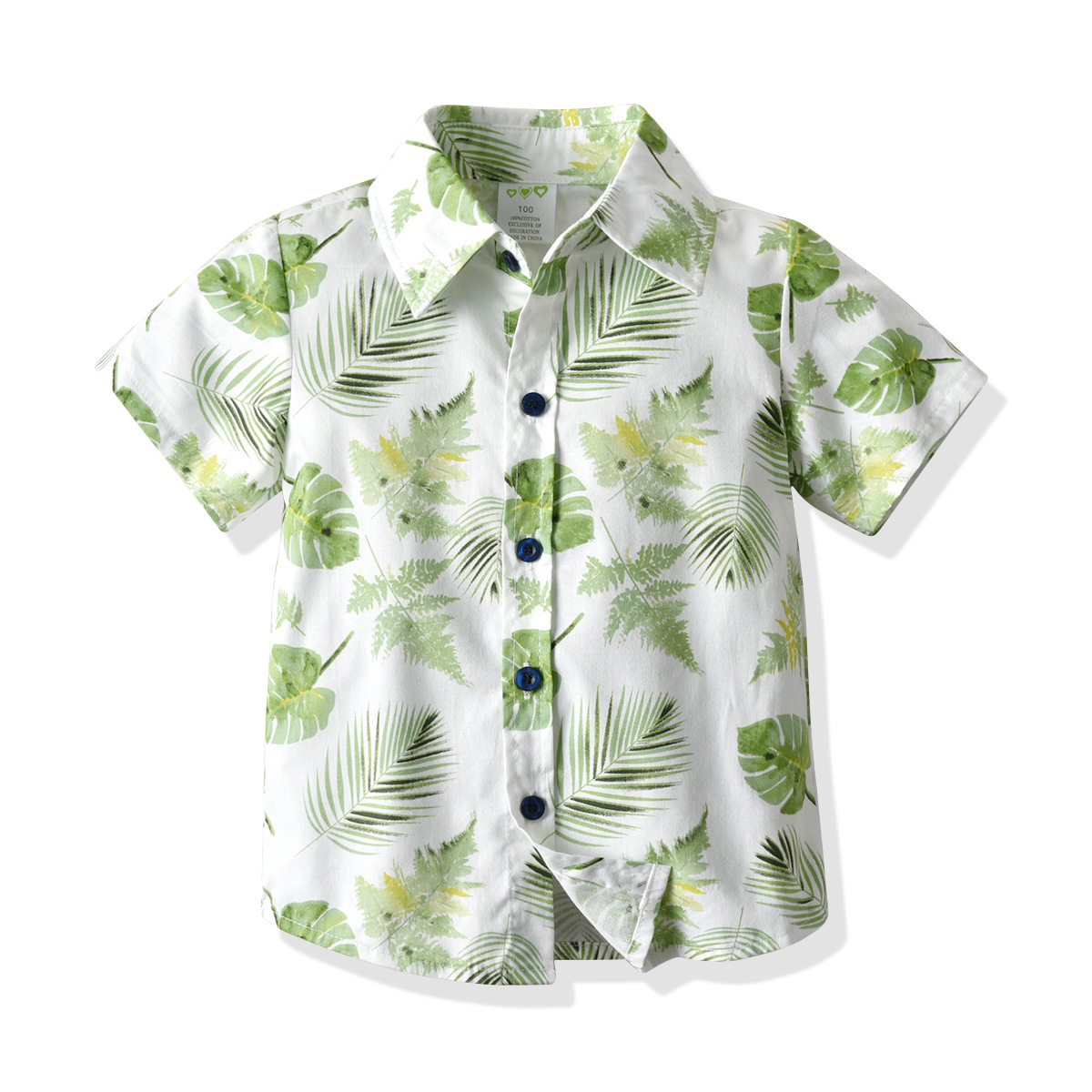 Beach Cotton Boys' Printed Shirts