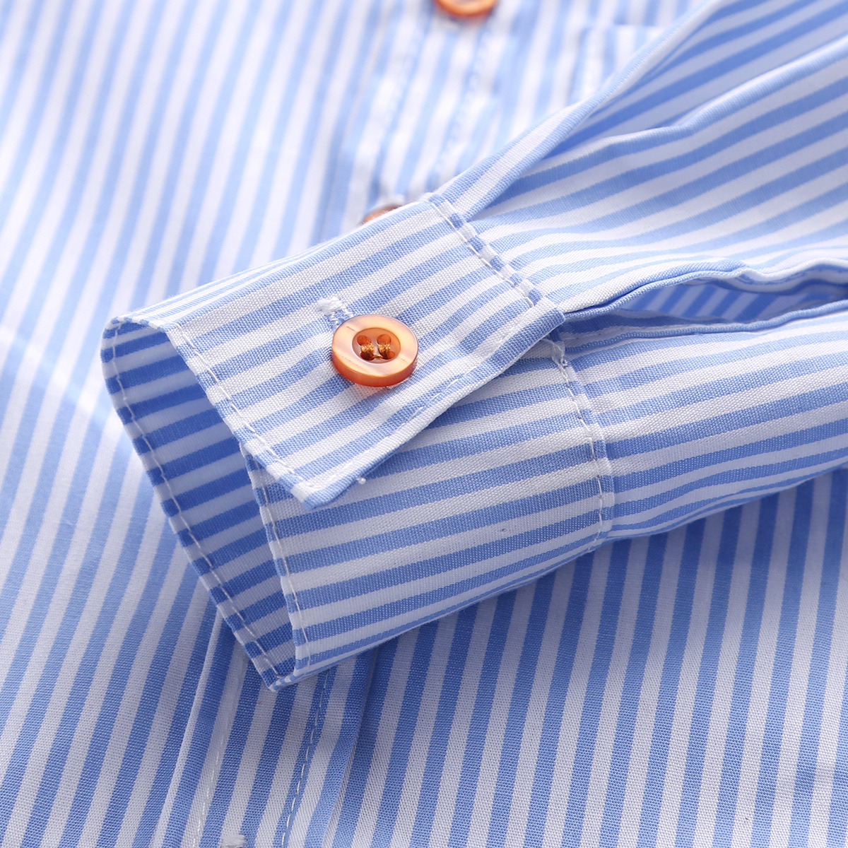 Children'S Cotton Long-Sleeved Shirts