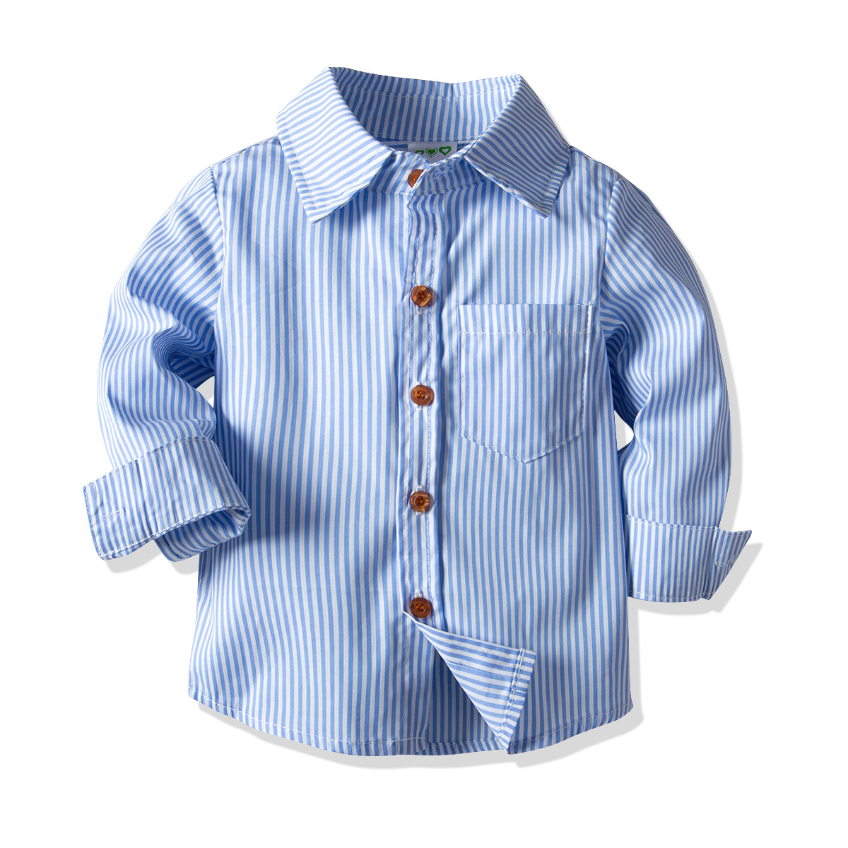 Children'S Cotton Long-Sleeved Shirts