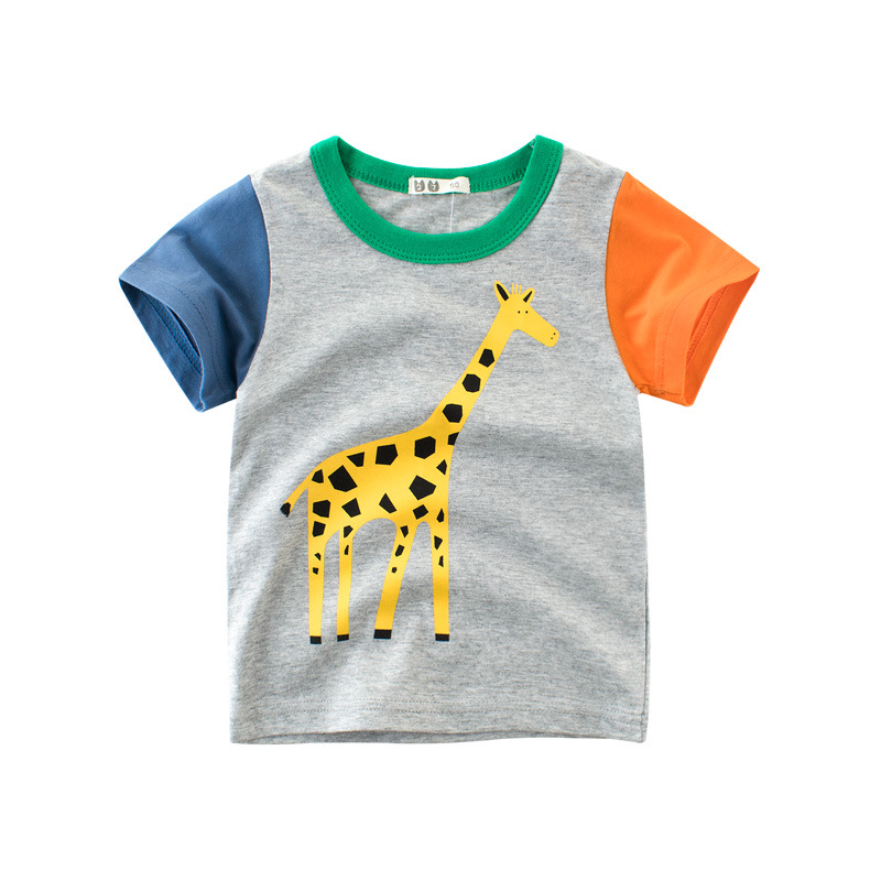 Cartoon Print Children'S T-Shirt
