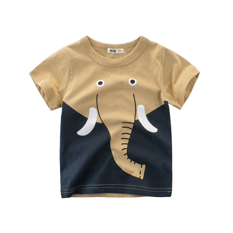 Cartoon Print Children'S T-Shirt