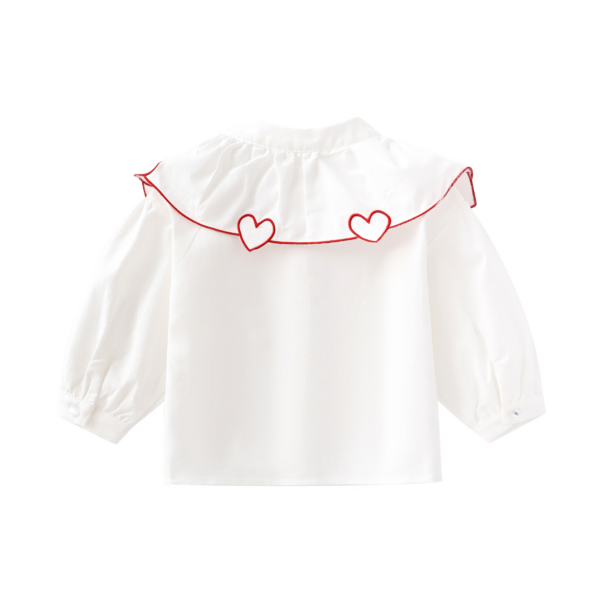 Love Collar Cotton Shirt