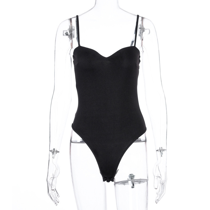 Beige Hot Product Sexuality Halter Jumpsuit