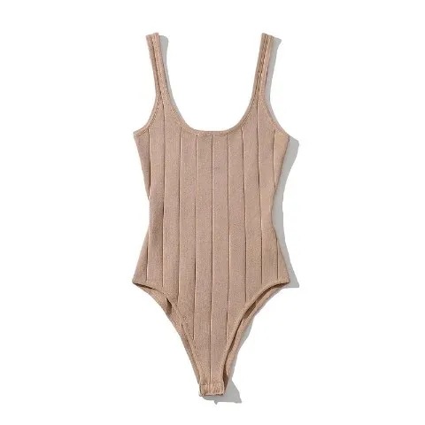 Pit-Striped Vest Jumpsuit