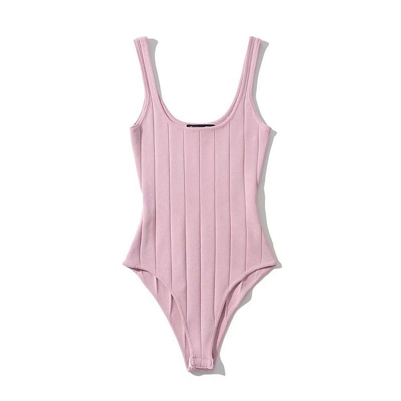 Pit-Striped Vest Jumpsuit