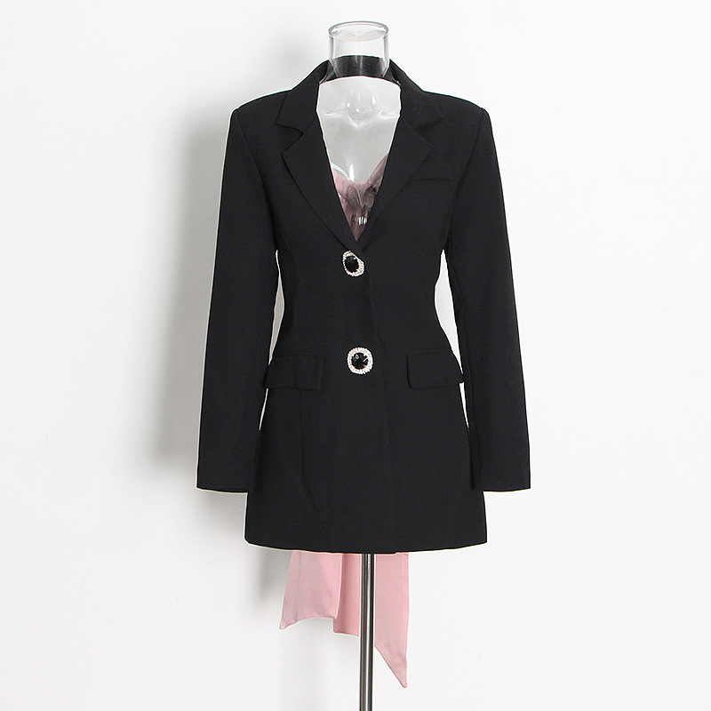 French Princess Style Strappy Bow Suit