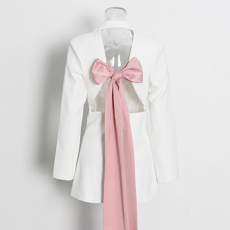 French Princess Style Strappy Bow Suit