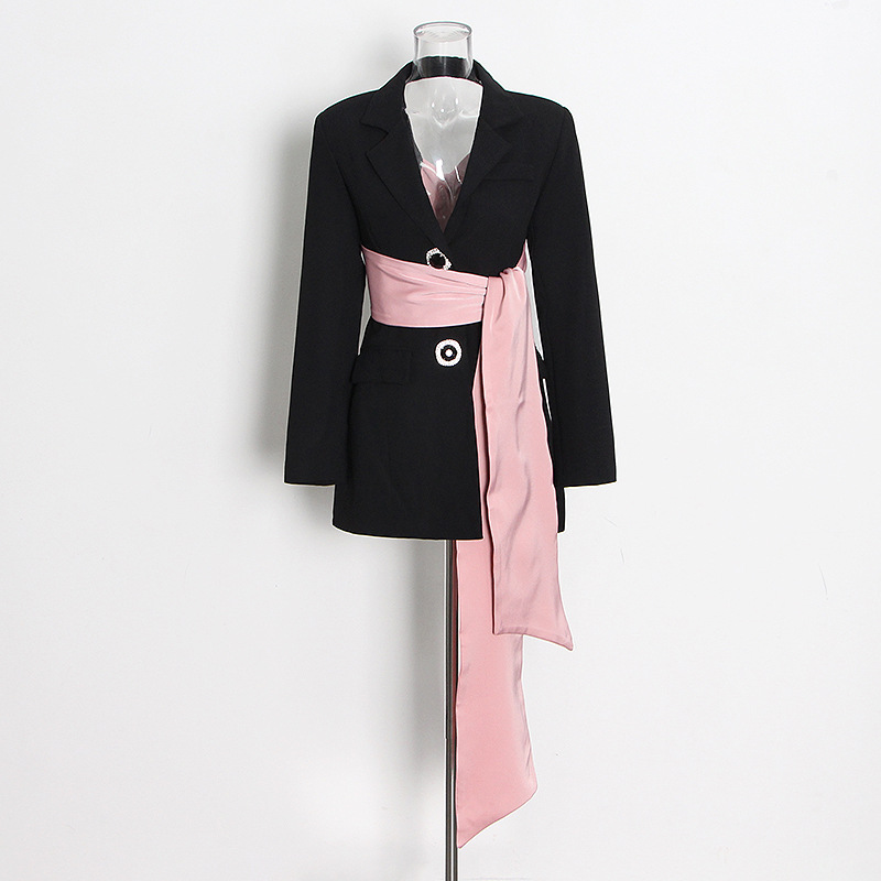 French Princess Style Strappy Bow Suit