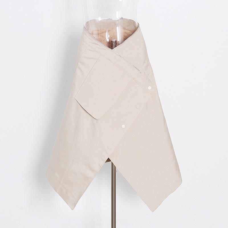 Mid-Length Solid Dual-Purpose Detachable Two-Wear Jacket