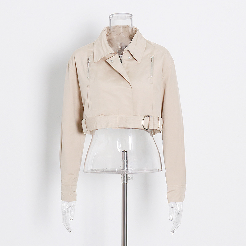 Mid-Length Solid Dual-Purpose Detachable Two-Wear Jacket