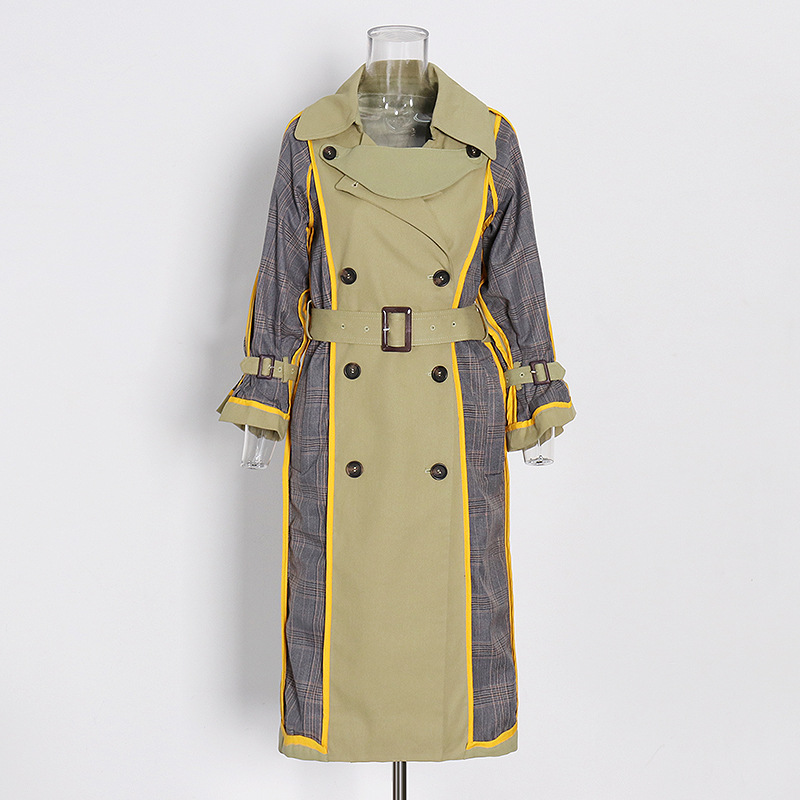 Personalized Double-Breasted Temperament Long Jacket