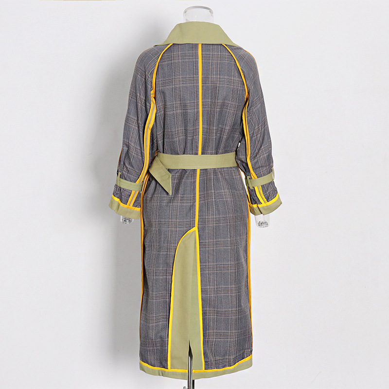 Personalized Double-Breasted Temperament Long Jacket
